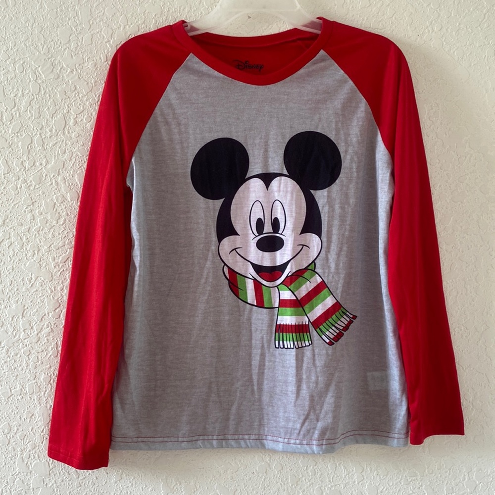 ✅Men Disney Mickey Mouse Long Sleeve Shirt Size S